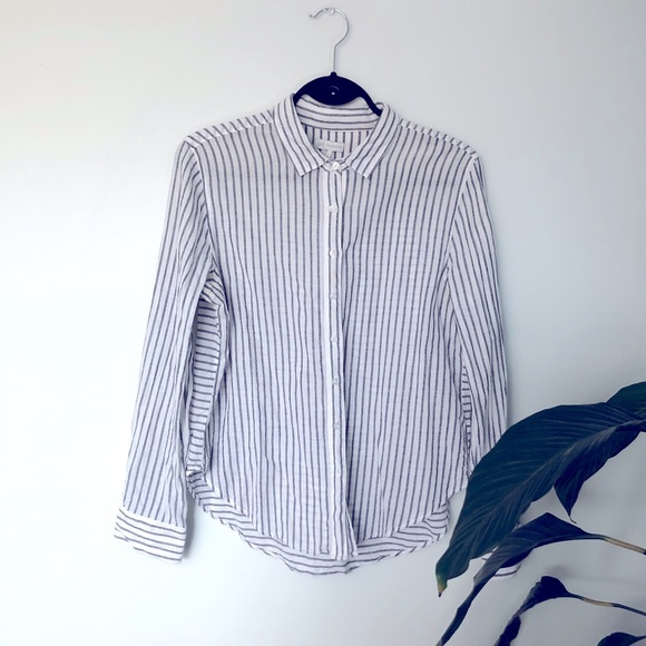 Striped Button Up - Picture 1 of 3